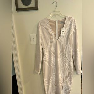 Fashion Nova Cream and White Dress for any occasion